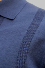 POLO knit silk BLUE